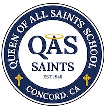 Queen of All Saints School Logo